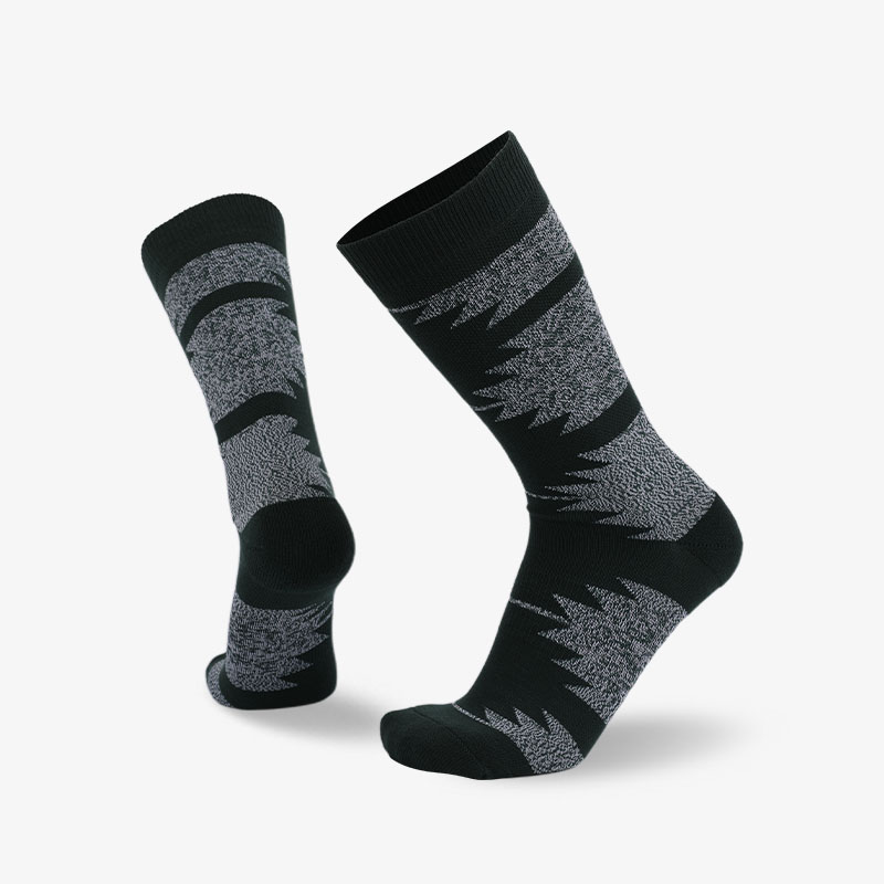 144N dark grey normal terry socks