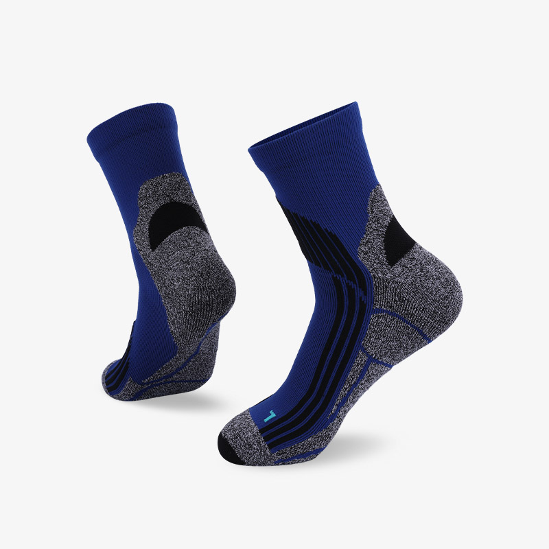 144N Blue and gray sport series terry socks