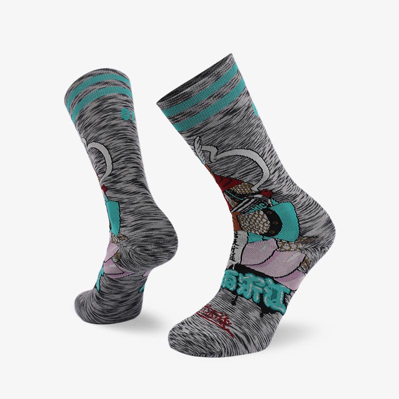200N Song Jiang  Chinese elements series terry socks