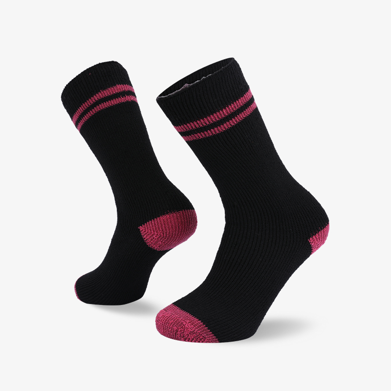 72N Black pink thermal sock